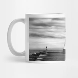 Port Dalhousie Lighthouse 1 B+W Mug